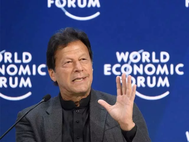 imran khan delivers a speech at the world economic forum photo afp imran khan delivers a speech at the world economic forum photo afp