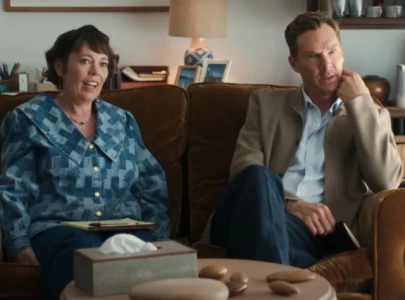 olivia colman shines in dark comedy the roses along with benedict cumberbatch