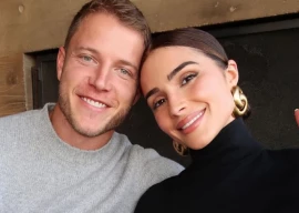 olivia culpo shares first photos of newborn daughter with christian mccaffrey
