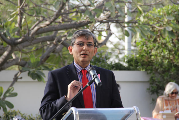 pink ribbon ceo omer aftab told participants that they will soon be opening a breast cancer hospital in lahore photo ayesha mir express