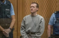brenton tarrant the gunman who shot and killed worshippers in the christchurch mosque attacks is seen during his sentencing at the high court in christchurch new zealand august 24 2020 photo reuters