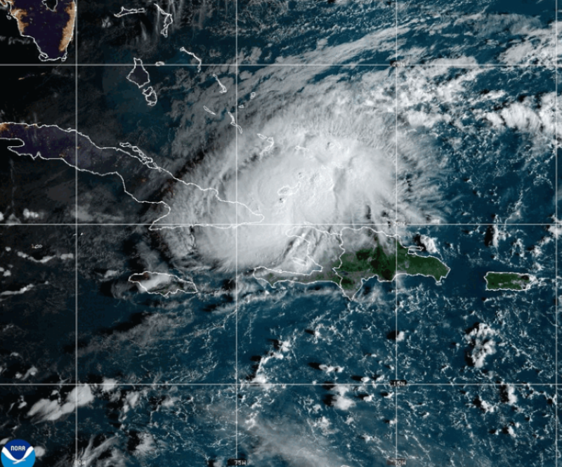 real time image of oscar hurricane photo noaa