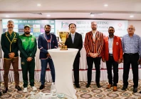 international masters cricket council over 40 t20 wc trophy unveiled in karachi