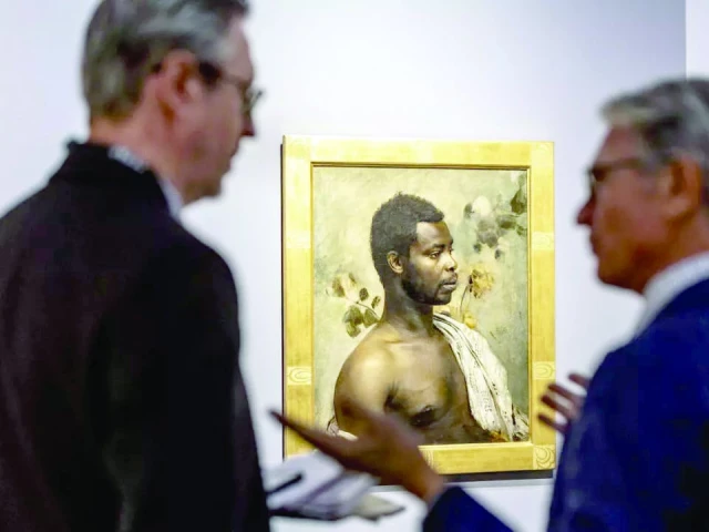 gustav klimt s 1897 portrait of ghana s prince william nii nortey dowuona photo afp gustav klimt s 1897 portrait of ghana s prince william nii nortey dowuona photo afp