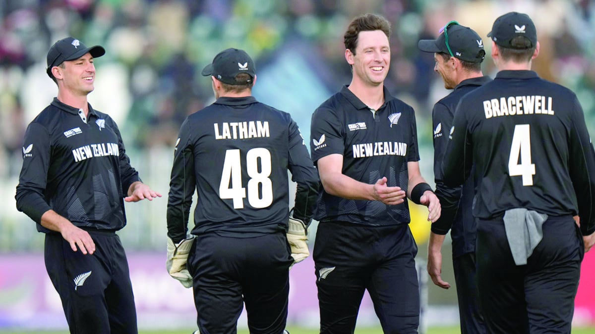 the black caps are determined to pull off yet another surprise win over india tomorrow in dubai photo afp