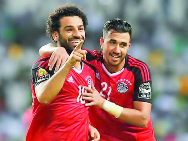 salah and trezeguet have contributed 11 of 14 goals as egypt look set to qualify for a third time photo afp salah and trezeguet have contributed 11 of 14 goals as egypt look set to qualify for a third time photo afp
