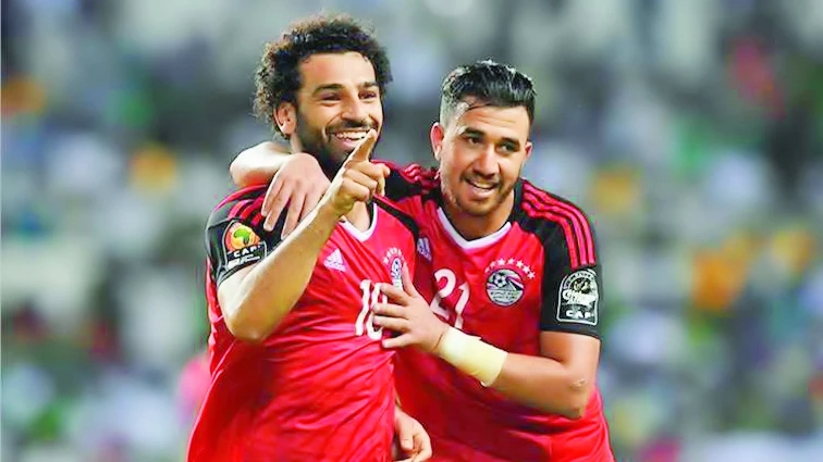 salah and trezeguet have contributed 11 of 14 goals as egypt look set to qualify for a third time photo afp salah and trezeguet have contributed 11 of 14 goals as egypt look set to qualify for a third time photo afp