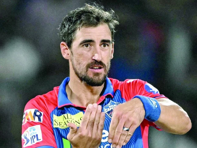 aussie pacer mitchell starc was slow to take off in test career but has been the spearhead for his team now for many years photo afp