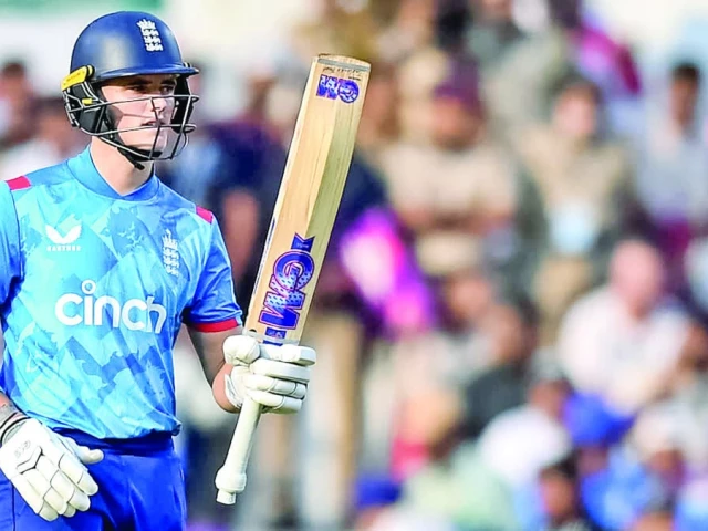 jacob bethell s brilliant 82 off 53 balls in the first odi against windies marks the beginning of a promising career photo afp jacob bethell s brilliant 82 off 53 balls in the first odi against windies marks the beginning of a promising career photo afp
