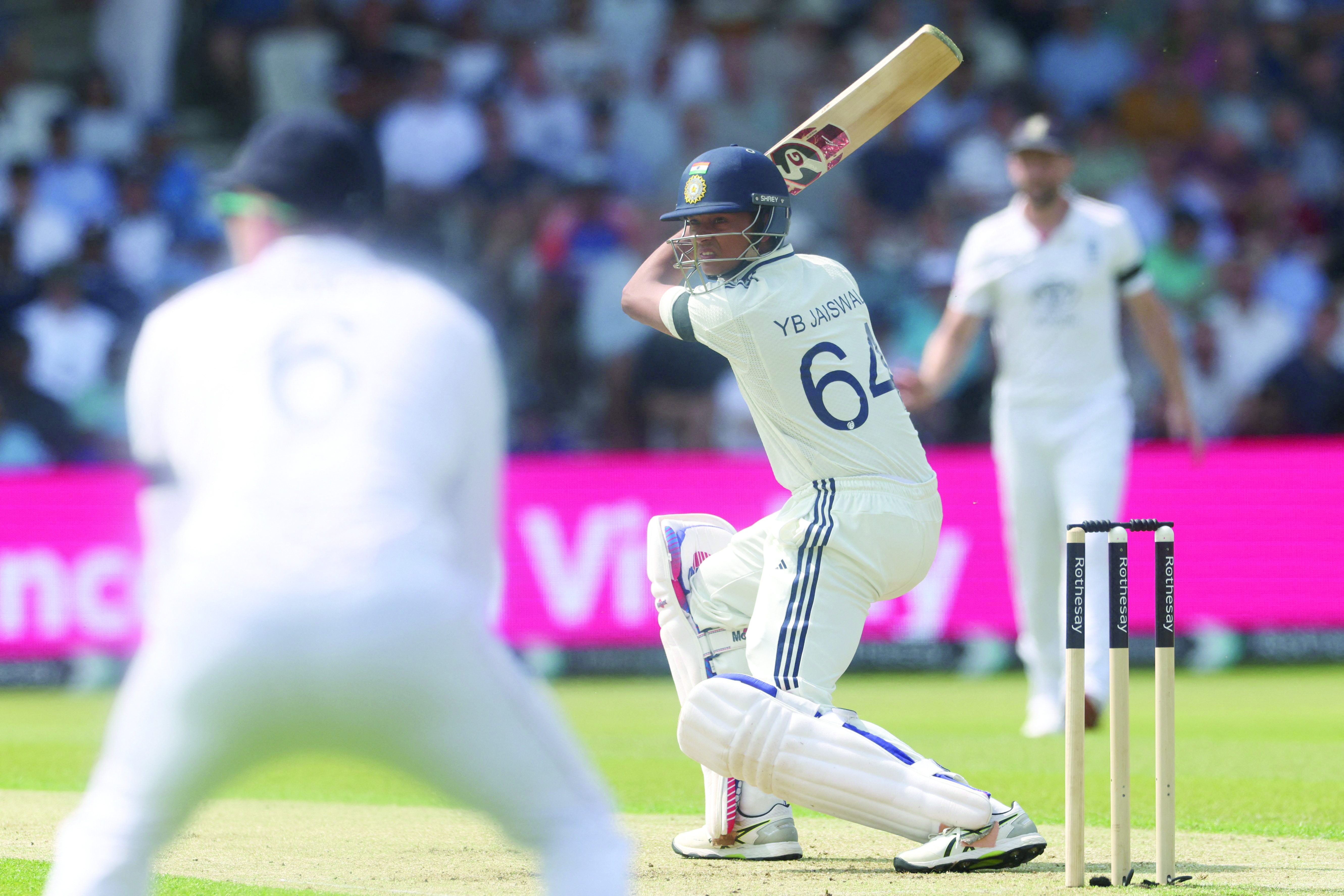 Ton-up Jaiswal makes Eng toil in first Test  tribune.com.pk