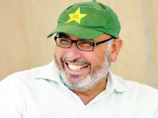 ex fast bowler and highly qualified coach jalaluddin has established fine cricket academies in karachi photo afp