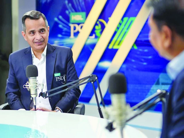 hbl s chief marketing communications officer ali habib seen during an exclusive interview with famous express news anchor mirza iqbal baig about hblpsl s brand power and tremendous appeal photo express news hbl s chief marketing communications officer ali habib seen during an exclusive interview with famous express news anchor mirza iqbal baig about hblpsl s brand power and tremendous appeal photo express news