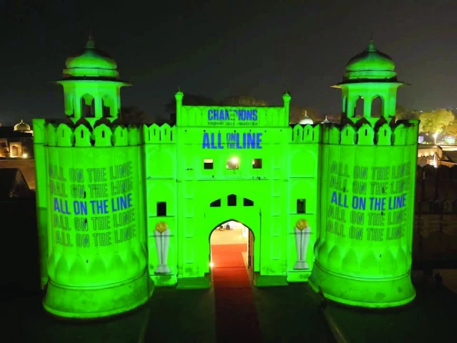 the colourful icc champions trophy ceremony held at the imposing lahore fort provided a grand welcome to the visiting cricket teams photo afp the colourful icc champions trophy ceremony held at the imposing lahore fort provided a grand welcome to the visiting cricket teams photo afp