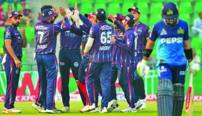 karachi kings players celebrate dismissal of multan sultans skipper mohammad rizwan in psl x clash on thursday photo pcb