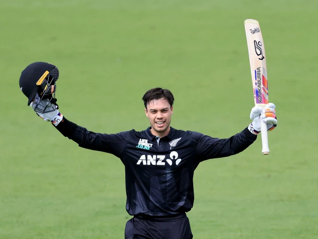 new zealand s mark chapman celebrates his century in the 1st odi against pakistan at mclean park in napier on saturday photo afp new zealand s mark chapman celebrates his century in the 1st odi against pakistan at mclean park in napier on saturday photo afp