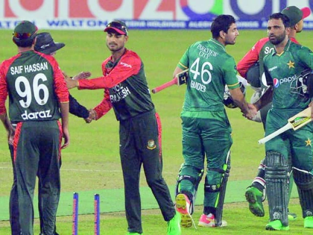 pakistan has dominated bangladesh in t20is winning as many as 34 of the 39 matches while bd has won only five photo afp pakistan has dominated bangladesh in t20is winning as many as 34 of the 39 matches while bd has won only five photo afp