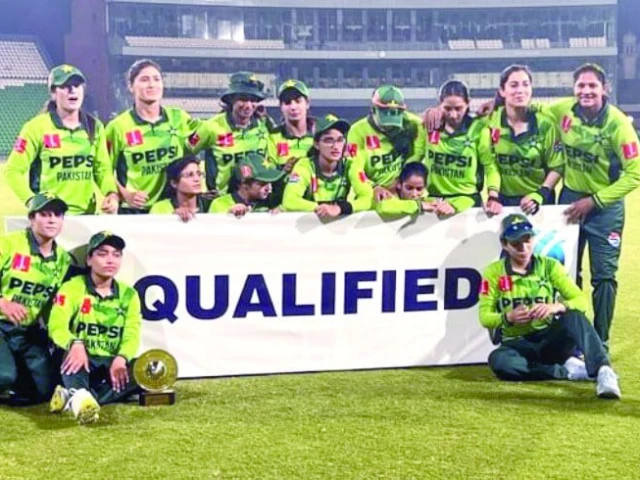 in a rarely good performance pak women cricketers have excelled in all departments during icc wc qualifiers photo afp