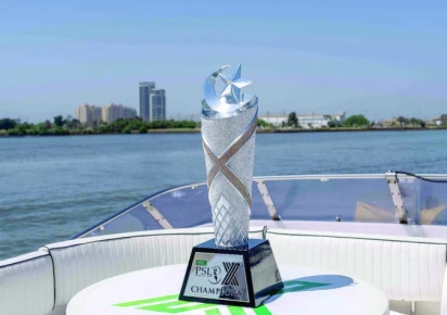 PSL Trophy symbolizing the anticipation for Karachi matches