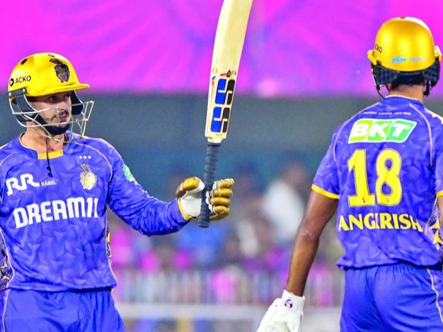 de kock left bossed the kkr run chase with his 61 ball innings laced with eight fours and six sixes photo afp