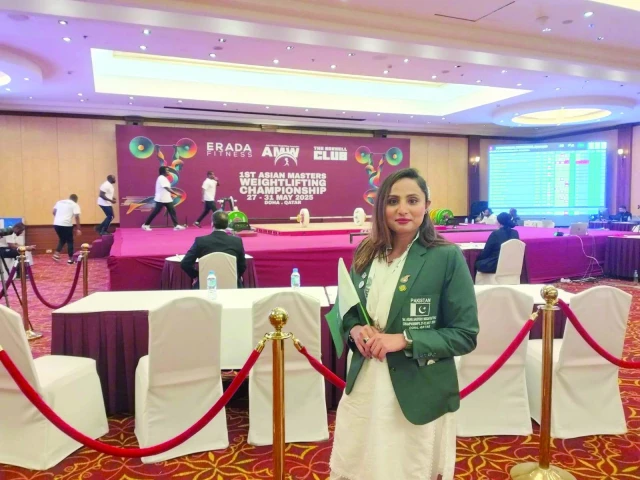 sybil sohail at the asian masters weightlifting opening program in doha qatar photo courtesy twinkle sohail sybil sohail at the asian masters weightlifting opening program in doha qatar photo courtesy twinkle sohail