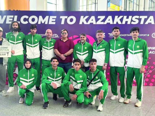 pakistan taekwondo team aim at making the country proud at the kazakhstan open international taekwondo championship 2025 photo courtesy pak taekwondo