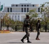 pakistani rangers patrol near the president s house as pakistan prepares to host the us and iran for peace talks in islamabad on april 10 photo reuters