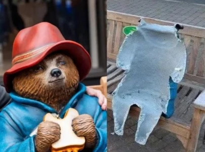 two arrested after stolen paddington bear statue recovered in newbury