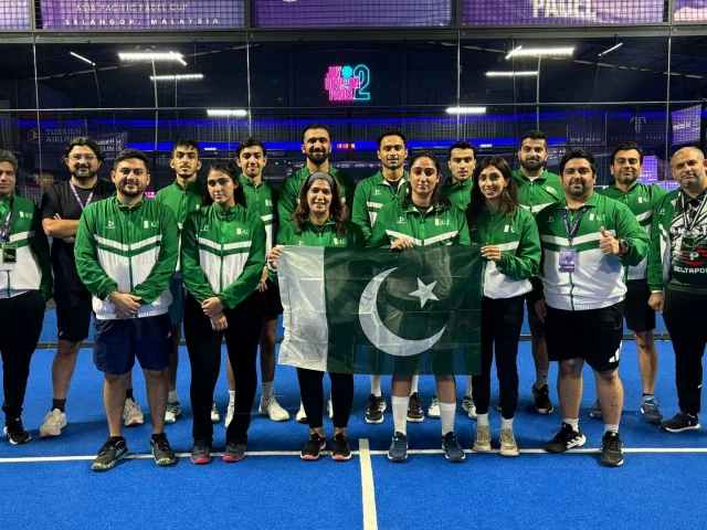pakistan team played the quarterfinal at the asia pacific padel cup 2025 in kuala lumpur malaysia photo courtesy pakistan padel pakistan team played the quarterfinal at the asia pacific padel cup 2025 in kuala lumpur malaysia photo courtesy pakistan padel