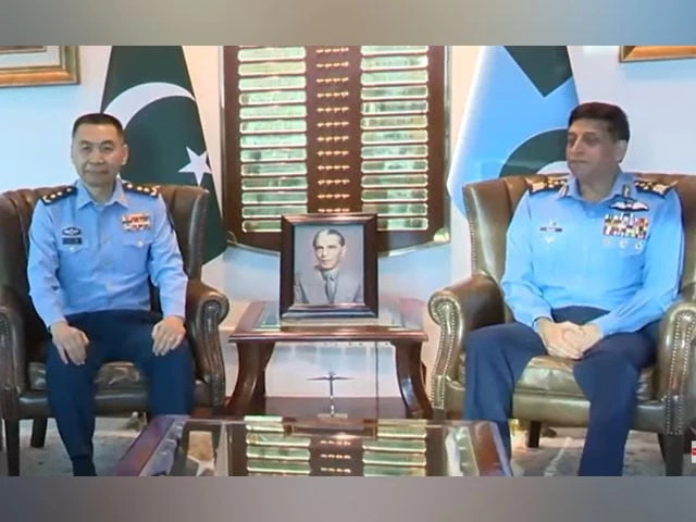 chinese chief of staff of the plaaf lieutenant general wang gang in meeting with air chief marshal zaheer ahmed baber sidhu in islamabad photo ispr chinese chief of staff of the plaaf lieutenant general wang gang in meeting with air chief marshal zaheer ahmed baber sidhu in islamabad photo ispr