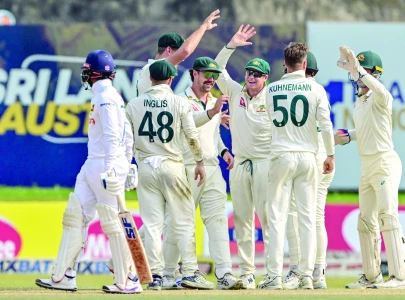 aus sense victory despite mathews s defiance