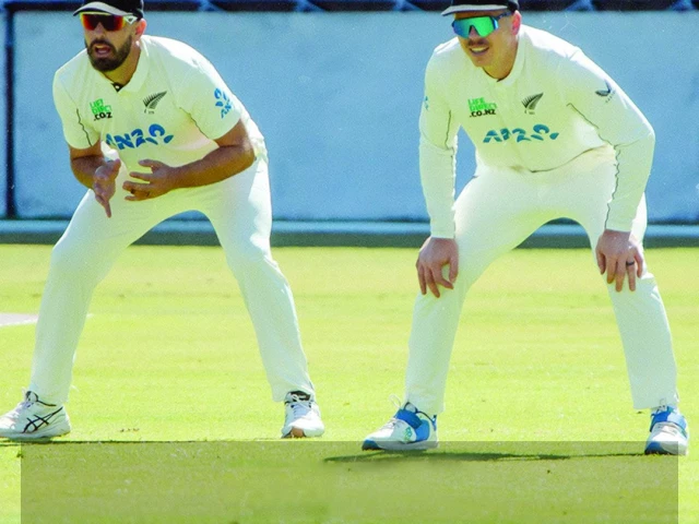 new zealand bowlers relish their successful morning in the first session of the third day of their test against zimbabwe photo courtesy blackcaps facebook