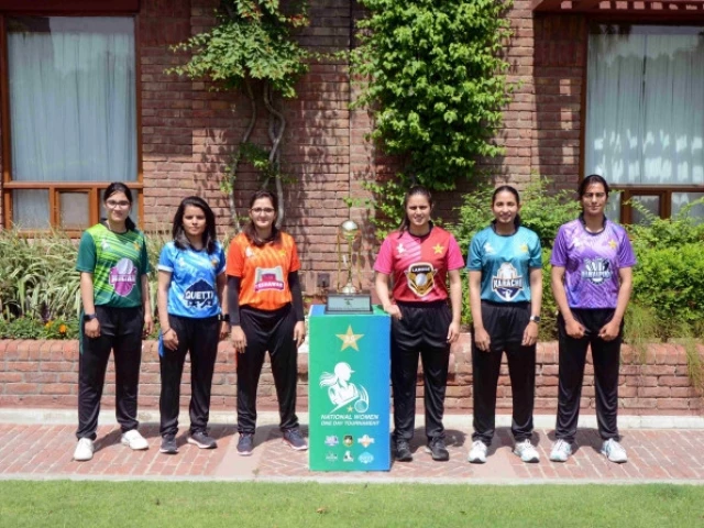 captains of last year s national women s one day tournament pose for a picture photo pcb captains of last year s national women s one day tournament pose for a picture photo pcb