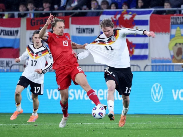 luxembourg s mathias olesen in action with germany s nick woltemade photo reuters luxembourg s mathias olesen in action with germany s nick woltemade photo reuters