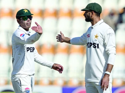 wi earn slender lead over pak