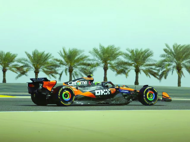 mclaren s lando norris during practice for formula one bahrain grand prix at bahrain international circuit on april 11 photo reuters mclaren s lando norris during practice for formula one bahrain grand prix at bahrain international circuit on april 11 photo reuters