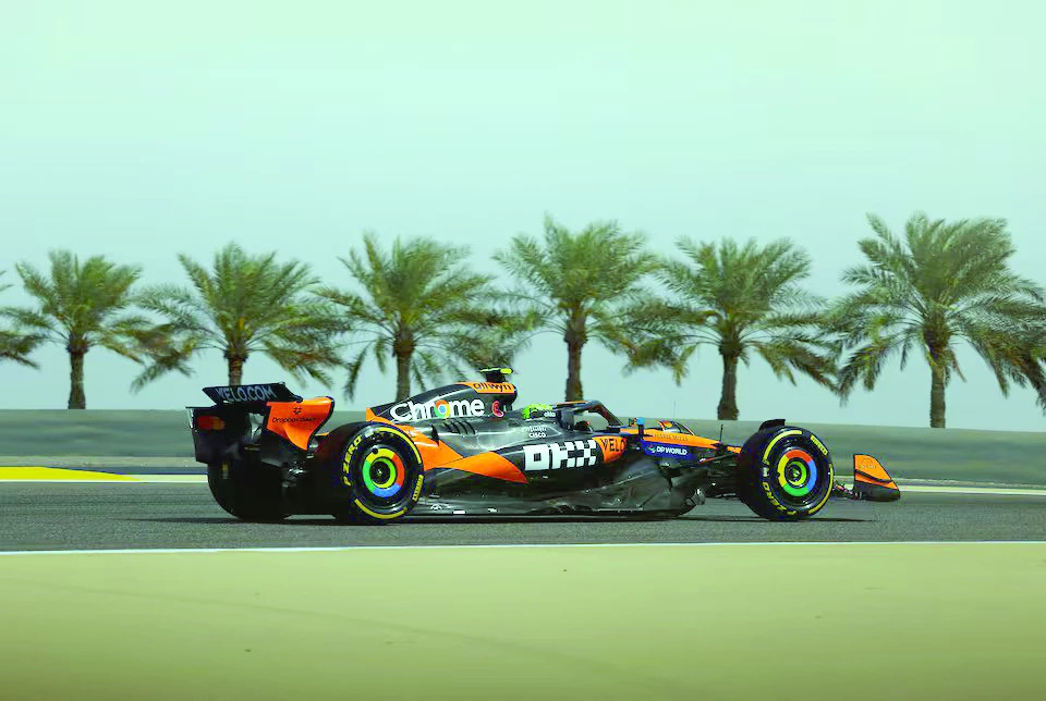 mclaren s lando norris during practice for formula one bahrain grand prix at bahrain international circuit on april 11 photo reuters mclaren s lando norris during practice for formula one bahrain grand prix at bahrain international circuit on april 11 photo reuters