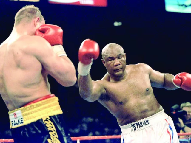 heavyweight champion george foreman in action photo reuters file heavyweight champion george foreman in action photo reuters file