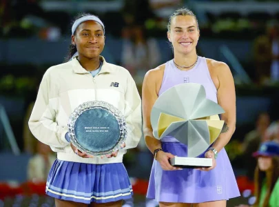 sabalenka claims third madrid open crown sabalenka claims third madrid open crown