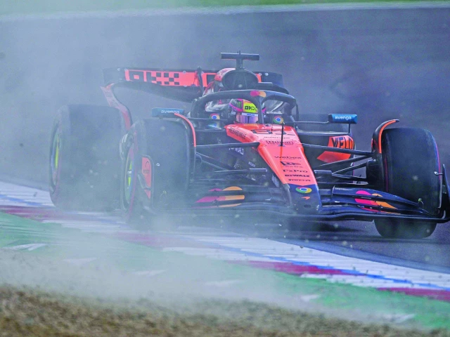 mclaren s oscar piastri races amid smoke during a qualifying session for the 2025 emilia romagna formula one grand prix at the imola autodrome photo afp mclaren s oscar piastri races amid smoke during a qualifying session for the 2025 emilia romagna formula one grand prix at the imola autodrome photo afp