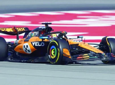 piastri stays on top in spanish gp practice