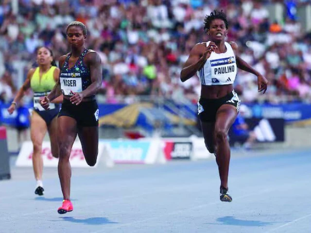 salwa eid naser and marileidy paulino in action during the paris diamond league women s 400m final photo reuters salwa eid naser and marileidy paulino in action during the paris diamond league women s 400m final photo reuters