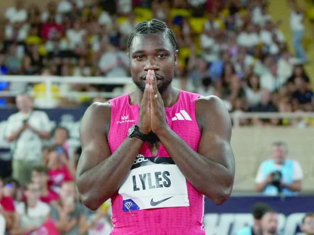 noah lyles celebrates after winning the diamond league 2025 men s 200m final photo reuters noah lyles celebrates after winning the diamond league 2025 men s 200m final photo reuters