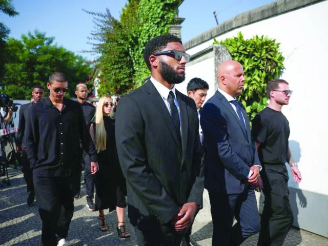 liverpool s manager arne slot arrives with players to attend diogo jota and his brother andre silva s funeral ceremony in gondomar portugal on july 5 photo reuters liverpool s manager arne slot arrives with players to attend diogo jota and his brother andre silva s funeral ceremony in gondomar portugal on july 5 photo reuters