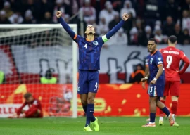 netherlands move to within one point of world cup berth netherlands move to within one point of world cup berth