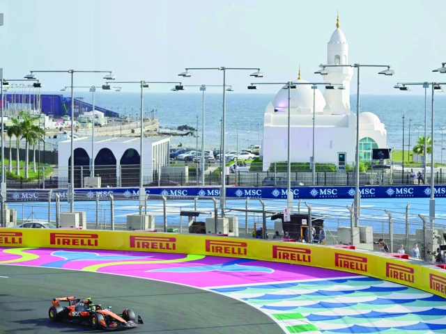mclaren s british driver lando norris during the third practice session of the 2025 saudi arabia formula one grand prix at the jeddah corniche circuit on april 19 photo afp mclaren s british driver lando norris during the third practice session of the 2025 saudi arabia formula one grand prix at the jeddah corniche circuit on april 19 photo afp