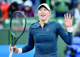 mirra andreeva celebrates after defeating iga swiatek in their semifinal of the bnp paribas open at the indian well tennis garden photo jayne kamin oncea imagn