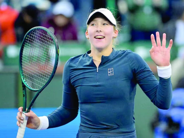 mirra andreeva celebrates after defeating iga swiatek in their semifinal of the bnp paribas open at the indian well tennis garden photo jayne kamin oncea imagn mirra andreeva celebrates after defeating iga swiatek in their semifinal of the bnp paribas open at the indian well tennis garden photo jayne kamin oncea imagn