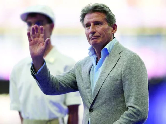 world athletics president sebastian coe waves during paris 2024 olympics athletics women s 800m victory ceremony at stade de france photo reuters world athletics president sebastian coe waves during paris 2024 olympics athletics women s 800m victory ceremony at stade de france photo reuters