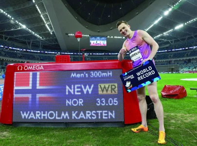 warholm sets world record at diamond league warholm sets world record at diamond league