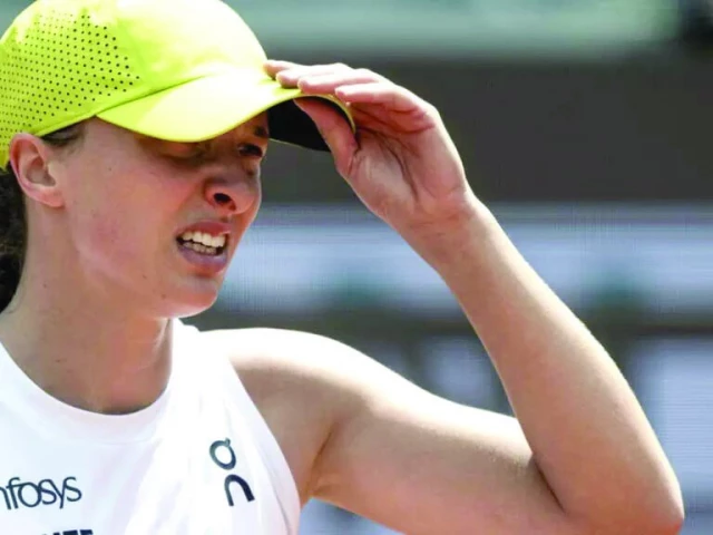 iga swiatek fell to a surprise early exit during her italian open title defence photo afp iga swiatek fell to a surprise early exit during her italian open title defence photo afp
